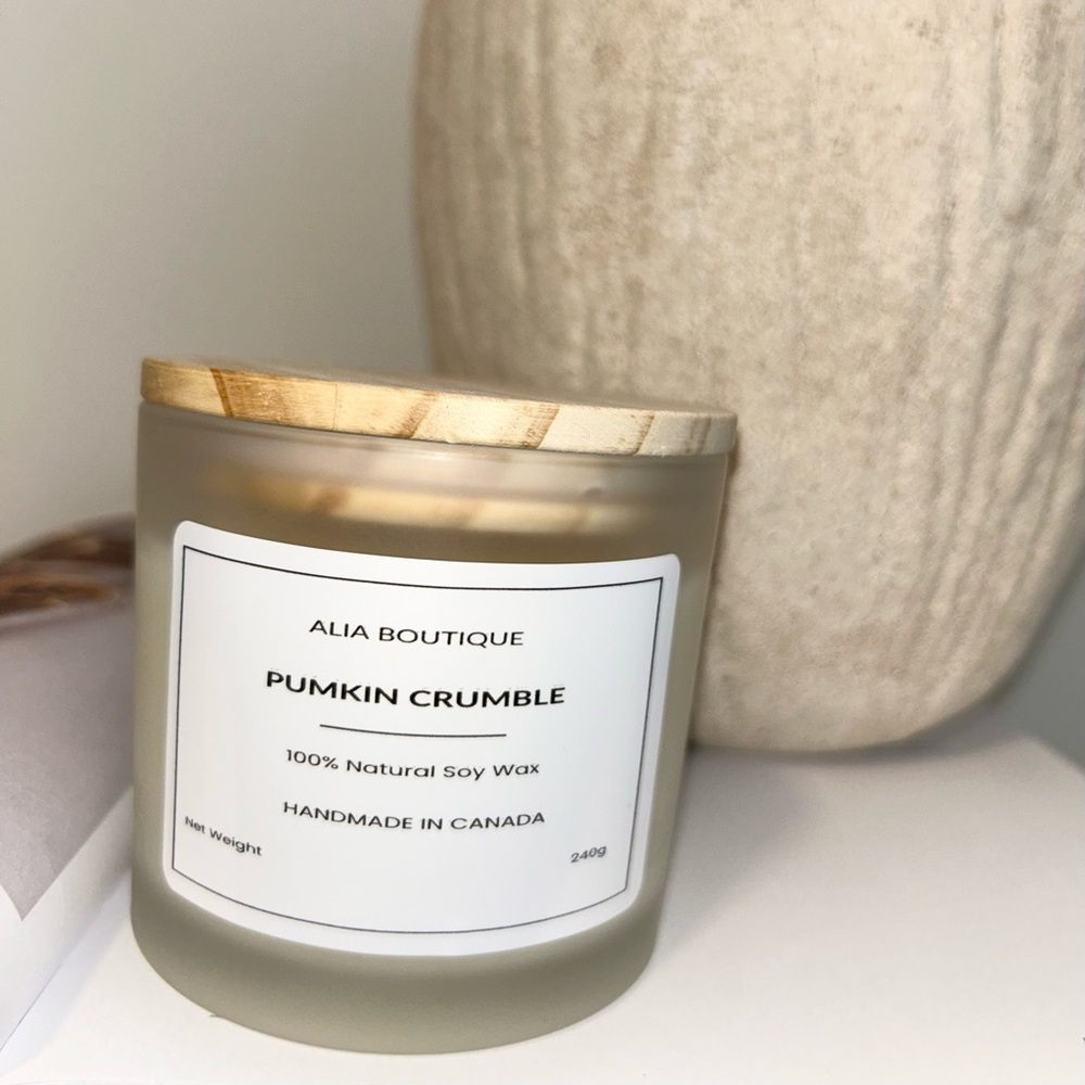 Pumpkin Crumble Soy Candle